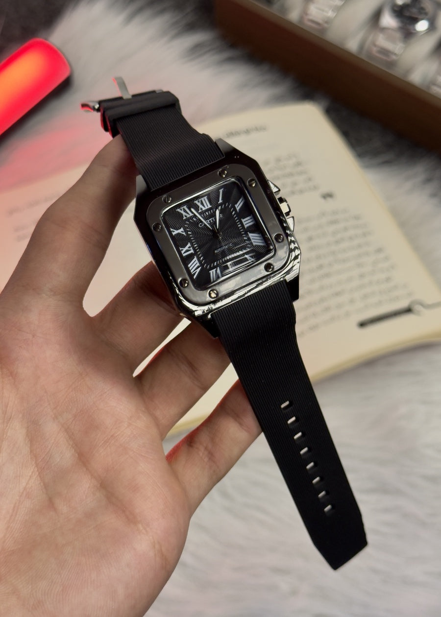 Cartier Santos Rubber