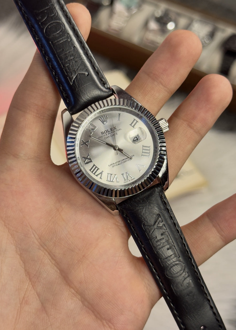 ROLEX DATE JUST LEATHER