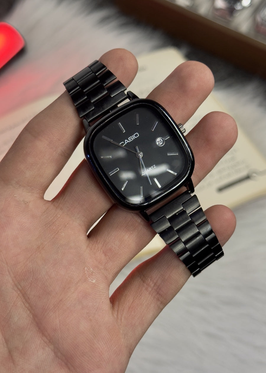 Casio Square LTP117 Black Edition