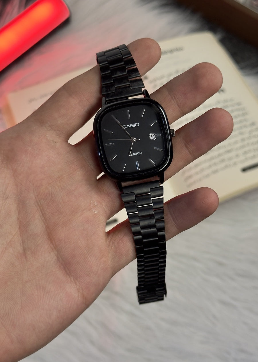 Casio Square LTP117 Black Edition