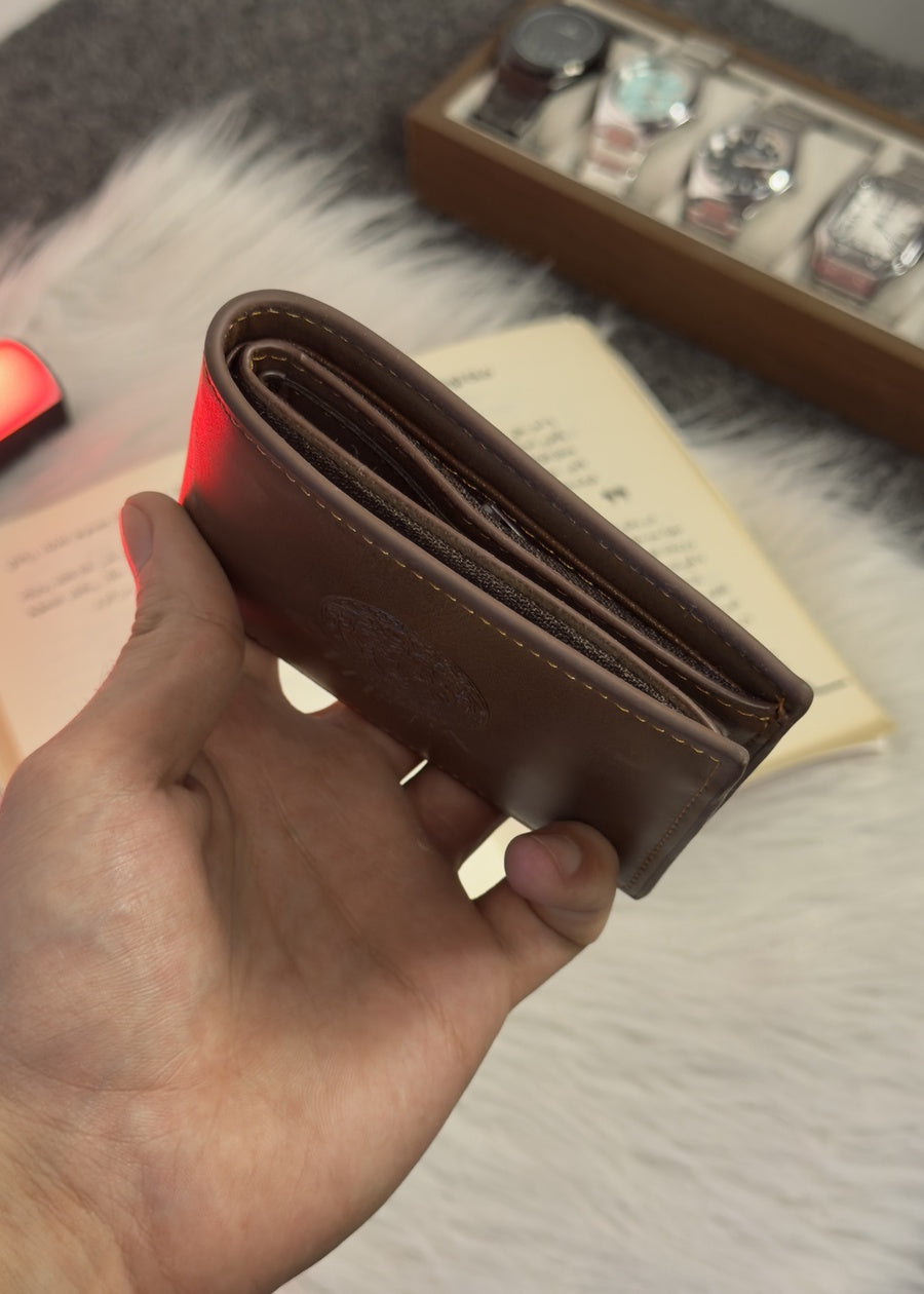 VERSACE Leather Wallet