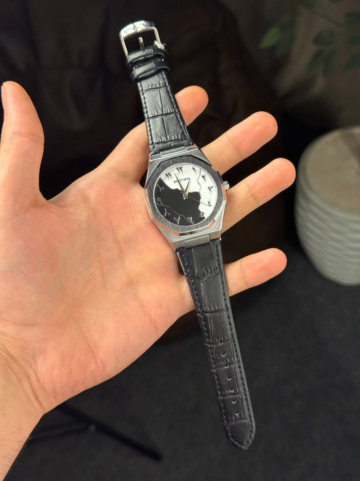 BESTWIN LEATHER ARABIC MAP DIAL