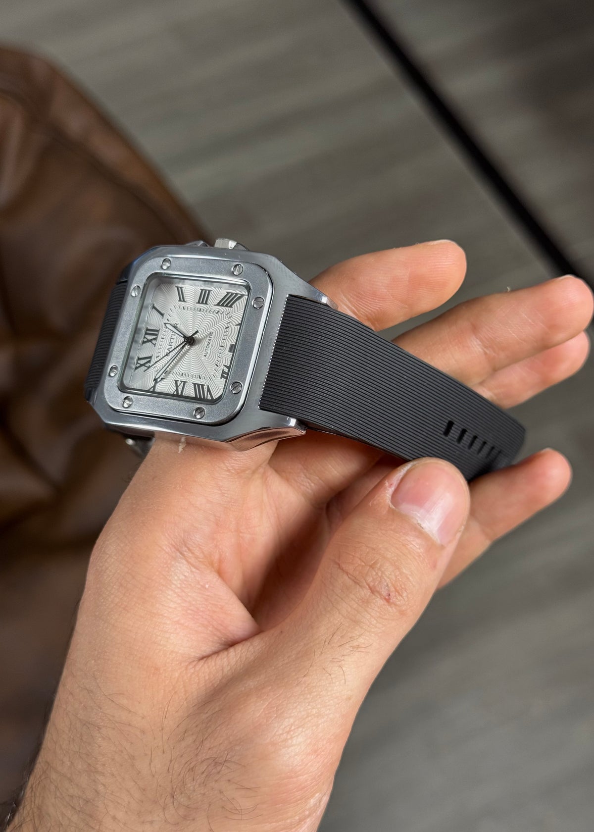 CARTIER SANTOS RUBBER