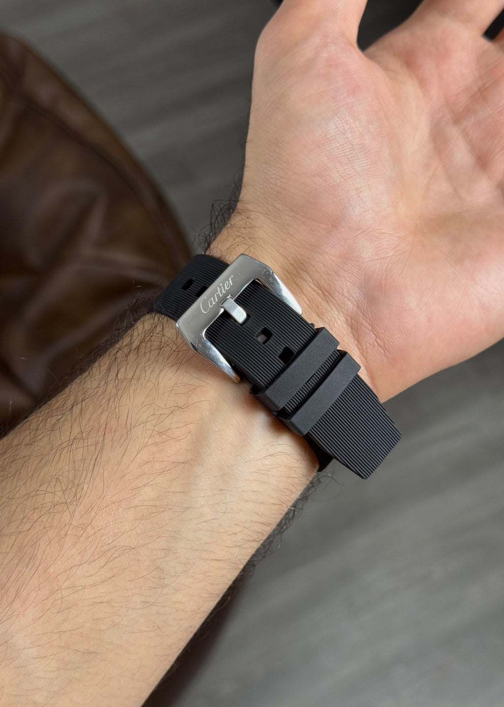 CARTIER SANTOS RUBBER