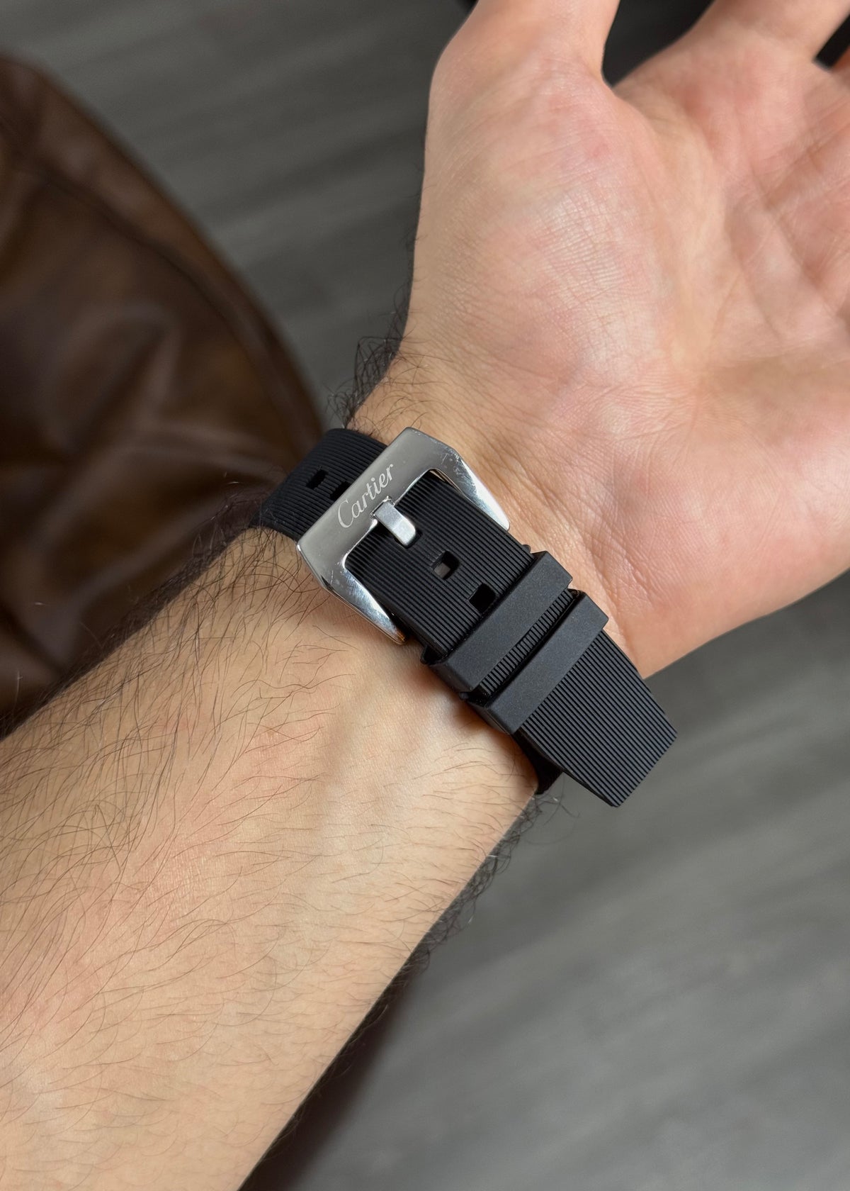 CARTIER SANTOS RUBBER