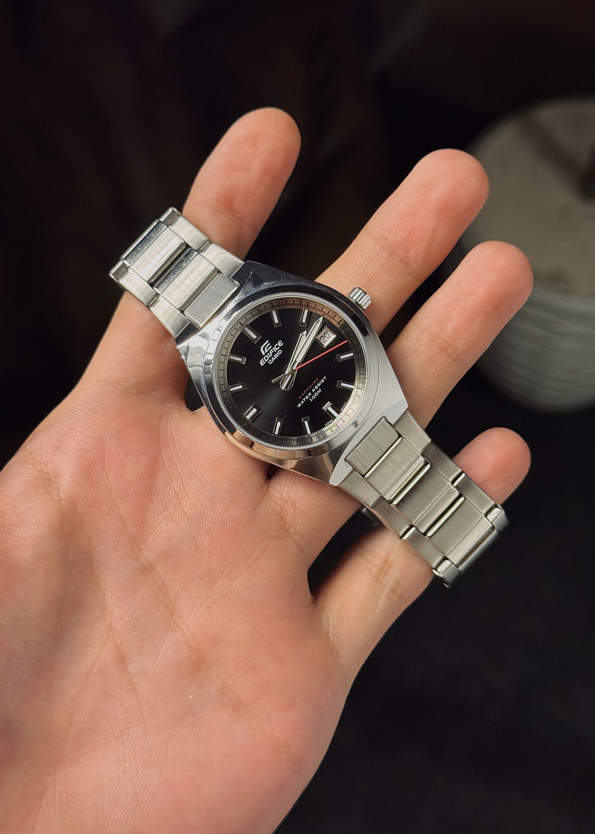 Casio Edifice EF-109 Metal Black Dial