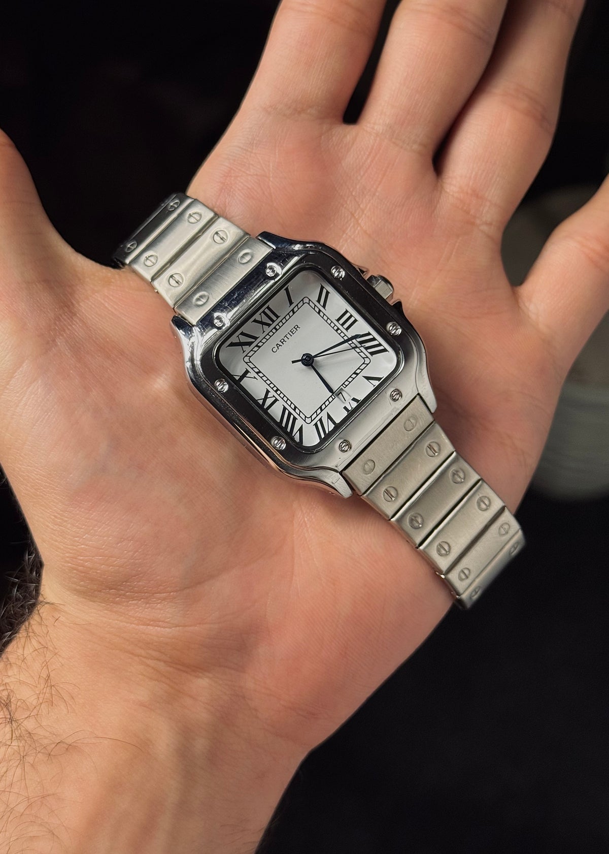 Cartier Santos Metal