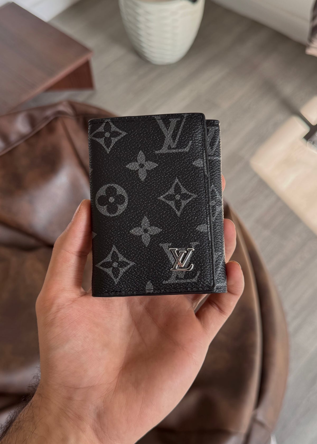 LOUIS VUITTON BLACK WALLET