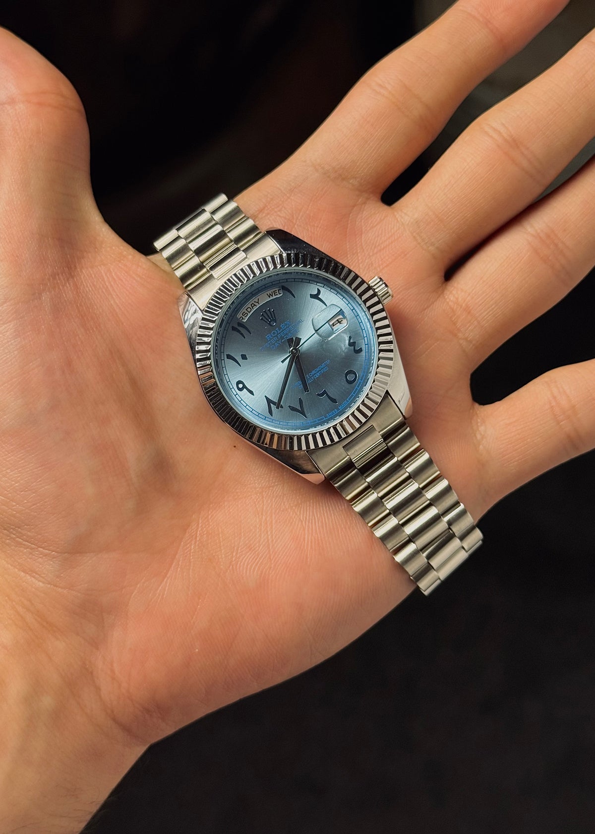Rolex Day-Date Metal Tiffany Dial