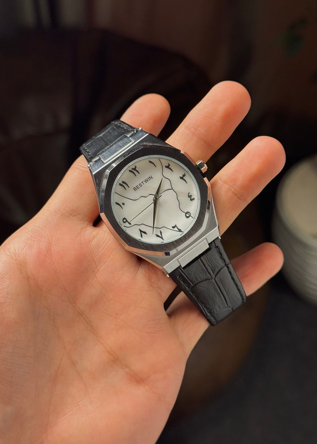 Bestwin Map Dial Silver Original
