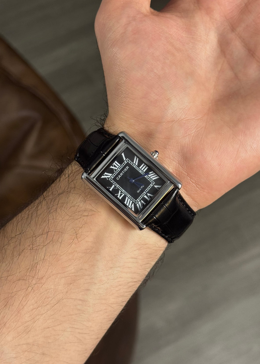 CARTIER TANK LEATHER HIGH QUALITY