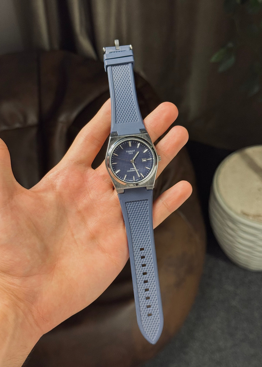 Tissot PRX Navy Rubber