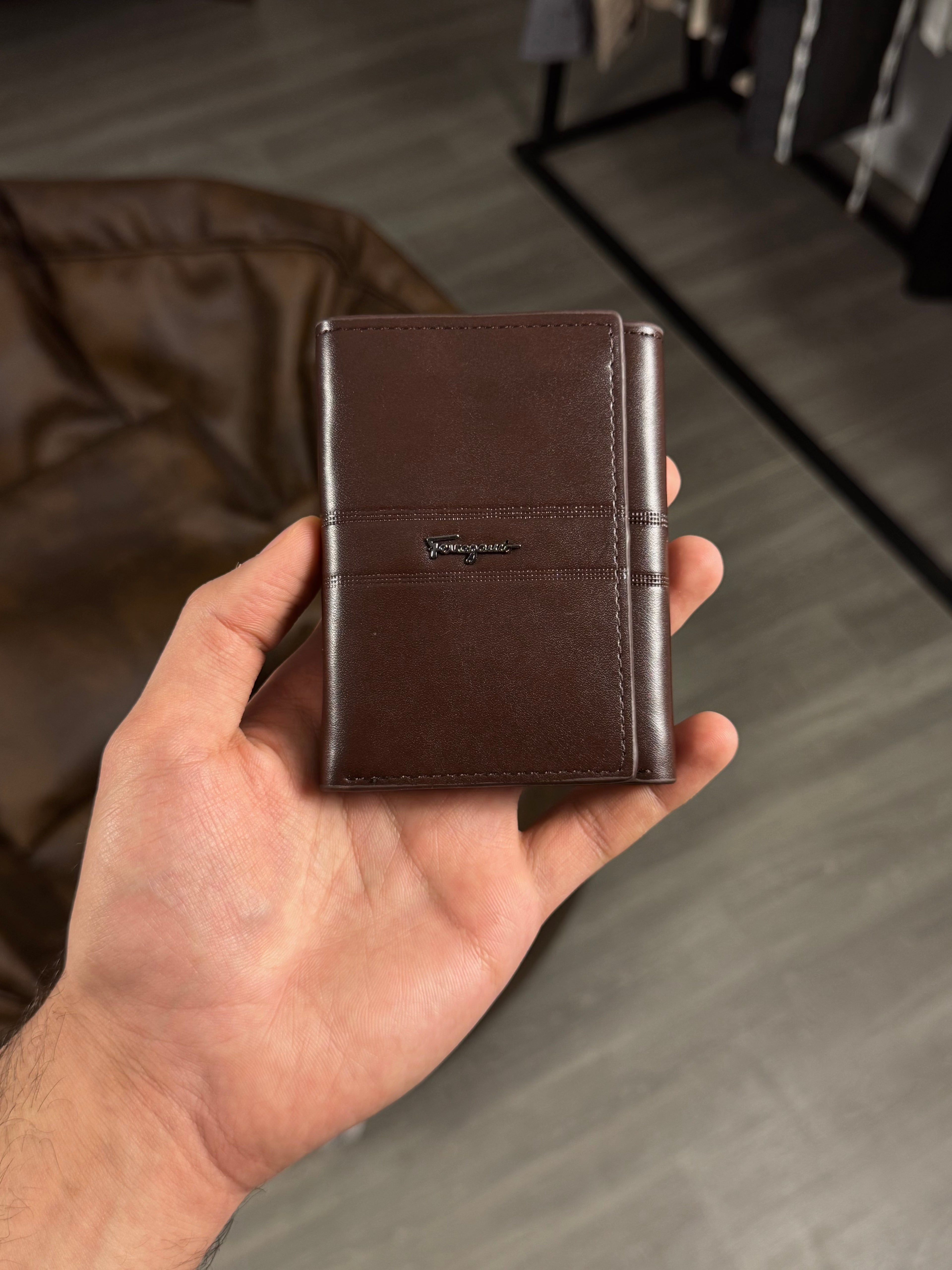 SALVATORE FERRAGAMO BLACK WALLET