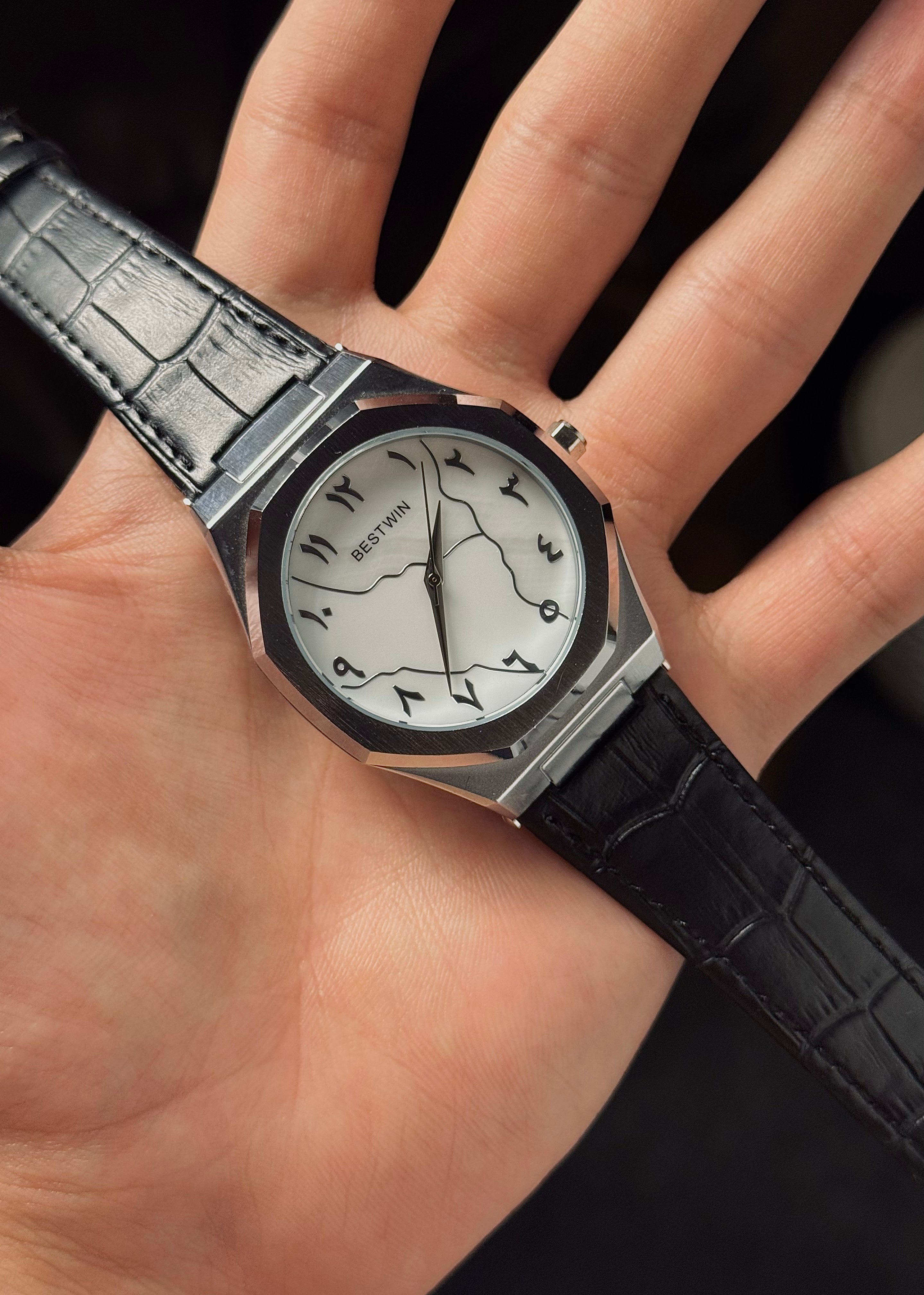 Bestwin Map Dial Silver Original