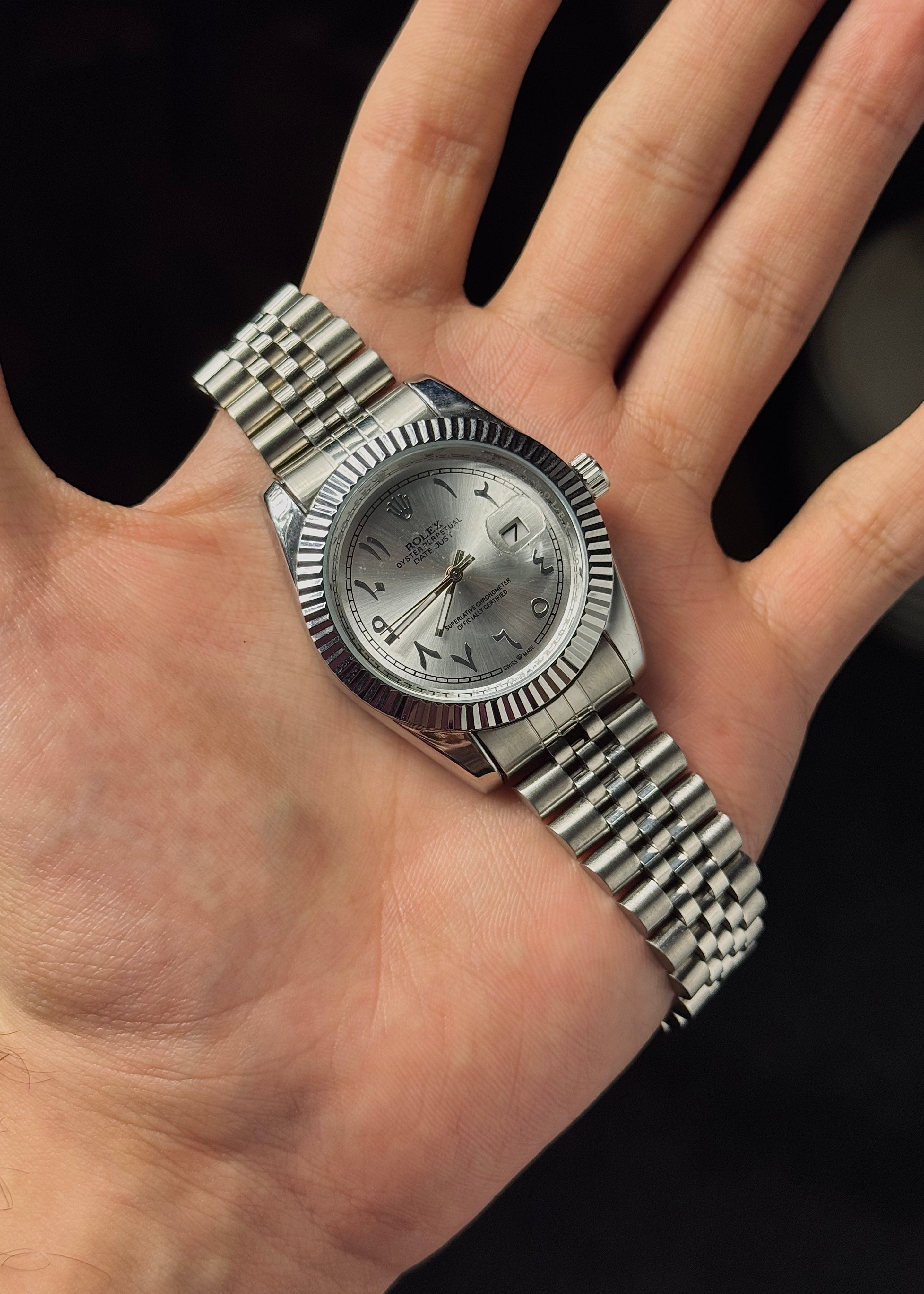 Rolex Date Just Arabic Dial