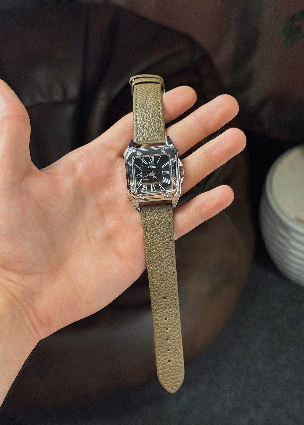 Cartier Brown Leather