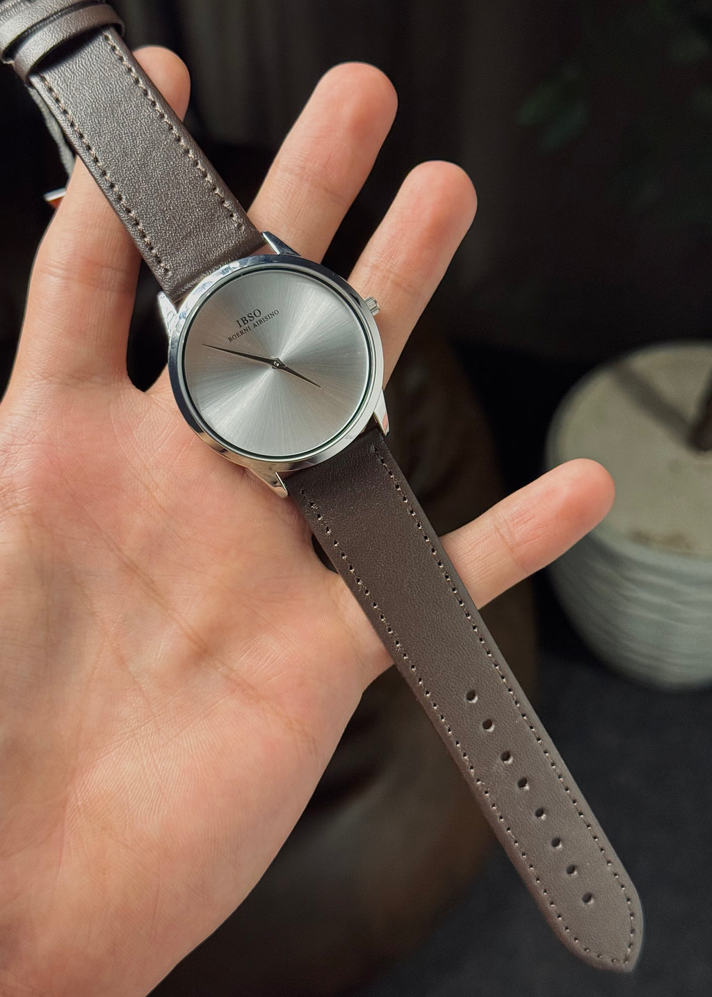 Ibso Flat Brown Leather