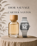Dior Sauvage 50ML + Cartier Santos Metal