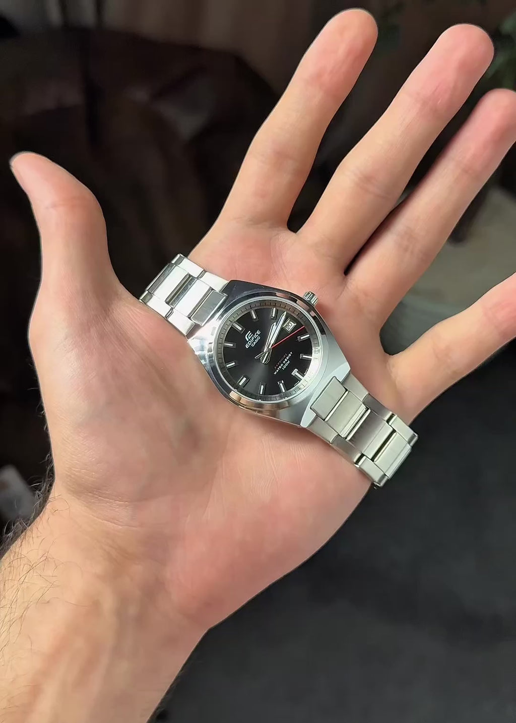 Casio Edifice EF-109 Metal Black Dial