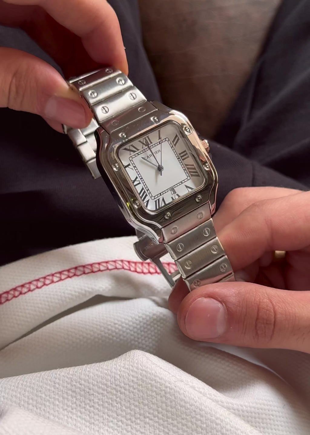 Cartier Santos Metal